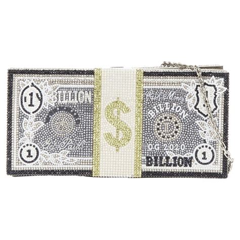 judith leiber stack of cash